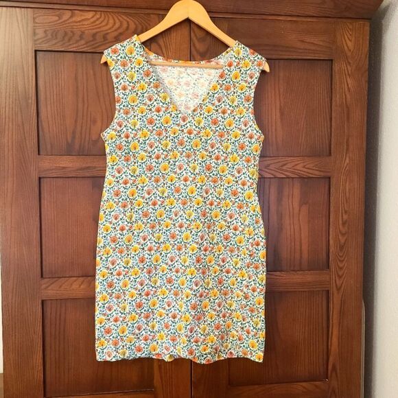 Boden Jersey Shift Dress in Green Enchanting Bloom Size 8 Regular - Picture 7 of 8
